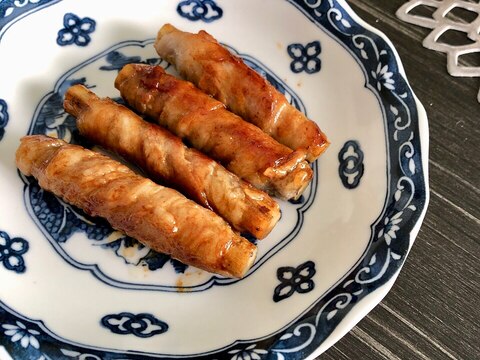 レンジで下処理☆ごぼうの甘辛肉巻き